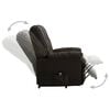 vidaXL Power Lift Chair Dark Brown