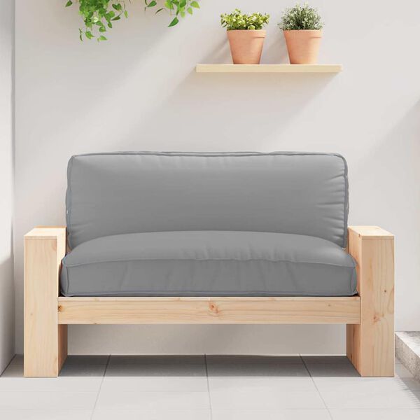 vidaXL Pallet Cushion for suitable for Seat Gray 47.2" x 31.5" x 4.7