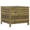 vidaXL Garden Footstool Natural wood Treated pinewood Standard Modular