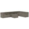 vidaXL Garden Lounge Set Grey