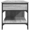 vidaXL Coffee Table Gray Sonoma Engineered wood 39.4x19.7x19.7 in