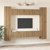 vidaXL TV Cabinet Set 10 pcs Artisan Oak 12.01 x 11.81 x 35.43 in