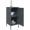 vidaXL Sideboard Anthracite Cold-rolled steel 14.2 x 15.4 x 31.1 in