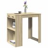 vidaXL Bar Table Sonoma Oak Engineered Wood Tall Bar Table Rectangular