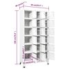 vidaXL Locker Cabinet Gray Sheet Metal Large Locker Cabinet
