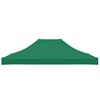 vidaXL Party Tent Roof Green 600D oxford fabric with PVC coating