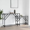 vidaXL Nesting Console Table Grey sonoma Engineered wood, metal Compact