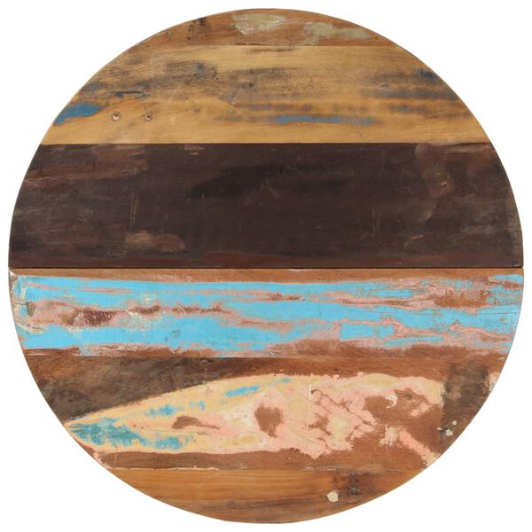 vidaXL Table Top Multicolour Solid reclaimed wood 31.5 in Diameter