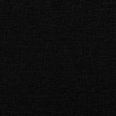 Close-up fabric texture in solid black color