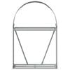vidaXL Log Holder Anthracite 31.5x17.7x47.2" Galvanised Steel