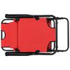 vidaXL Patio Sun Lounger Set of 2 Red