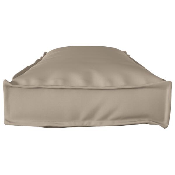vidaXL Pallet Cushion Set 2 pcs Taupe 47.24 x 15.75 x 3.15 in