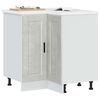 vidaXL Kitchen Corner Base Cabinet Concrete grey Engineered wood Compact