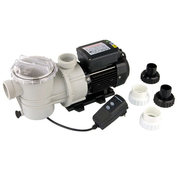 Ubbink Filter Pump Black and White Plastic and Metal Medium Durable