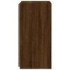 vidaXL TV Wall Cabinet Brown oak Engineered wood Medium TV Wall Cabinet