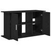 vidaXL Aquarium Stand Black Oak Engineered Wood 39.8 x 16.1 x 22.8 in