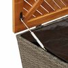 vidaXL Garden Storage Box Grey and brown