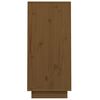 vidaXL Console Cabinet Honey Brown Solid Pine Wood Medium