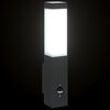vidaXL Outdoor Wall Light Black 10.5 x 6 x 33 cm