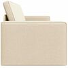 vidaXL Sofa Bed Cream 96.46 x 30.71 x 30.31 in Fabric