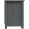 vidaXL TV Cabinet Grey Solid Pine Wood TV Cabinet Rectangular Modern