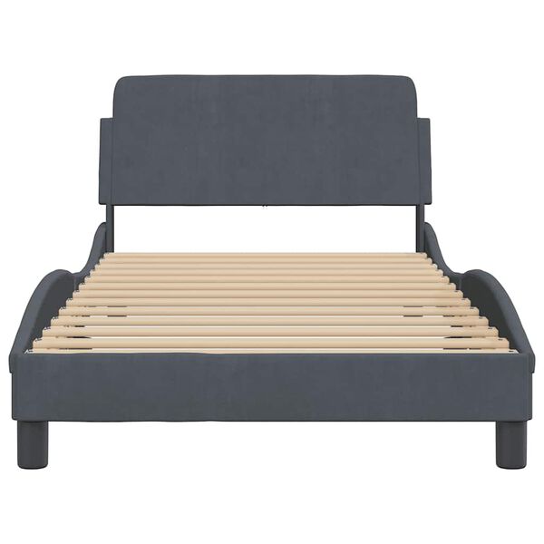 vidaXL Bed Frame Dark Grey