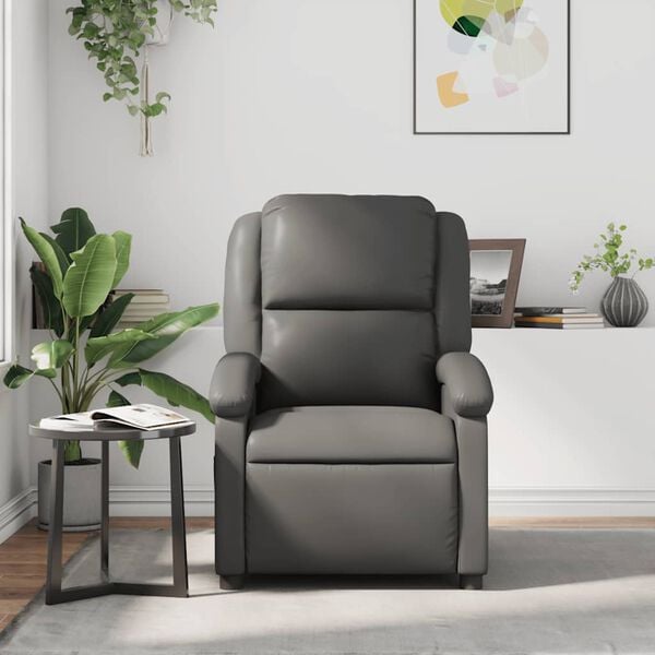 vidaXL Recliner Chair Gray