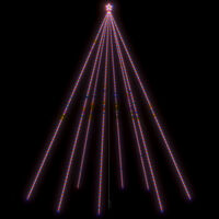 vidaXL Christmas Tree Lights Indoor Outdoor 1300 LEDs Colorful 26 ft