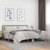 vidaXL Bed Frame Sonoma Oak Engineered Wood Super King Strong Modern