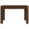 vidaXL Dining Table Brown Oak Engineered Wood 47.2x23.6x29.9 in Durable