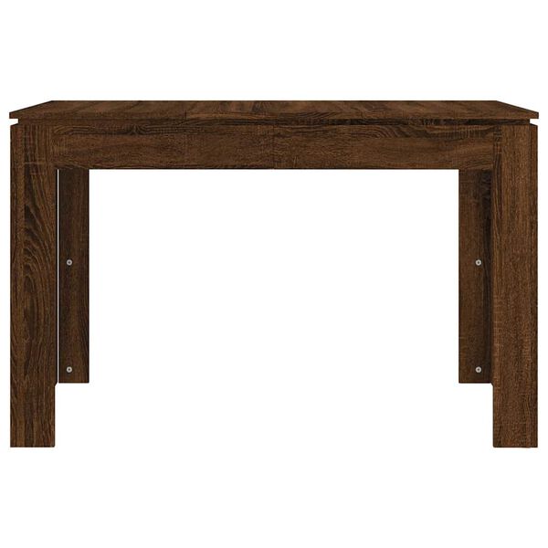 vidaXL Dining Table Brown Oak Engineered Wood 47.2x23.6x29.9 in Durable