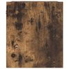 vidaXL Wall-mounted Bedside Cabinet Set of 2 Smoked Oak Engineered wood
