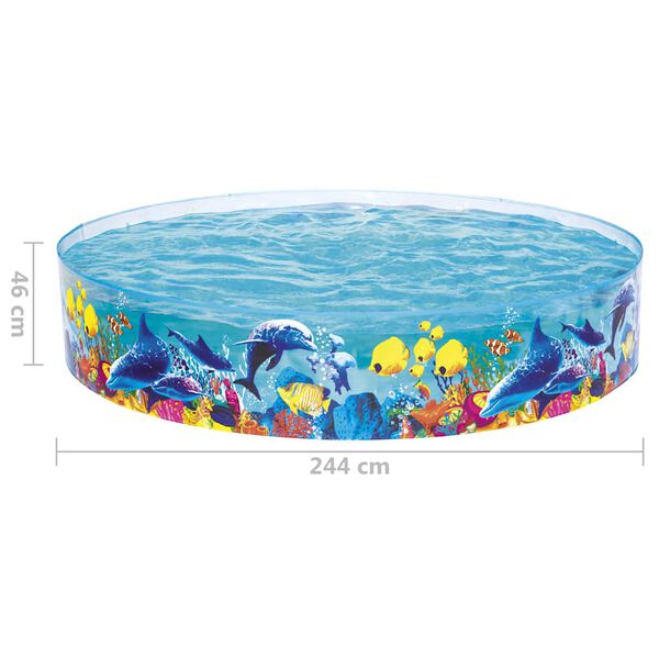 Bestway Swimming Pool Multicolor PVC Small Durable Above Ground