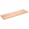 vidaXL Wall Shelf Light Brown Solid Oak Wood 78.7x23.6x Foldable