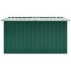 vidaXL Storage Box Green Galvanized steel, plastic Large Storage Box
