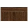 vidaXL Bathroom Furniture Set Brown Oak Engineered wood Large