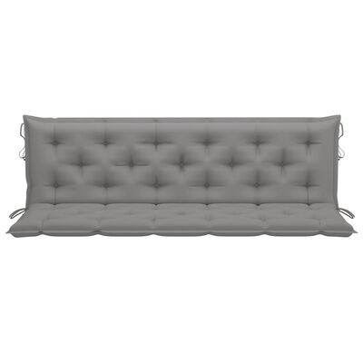 vidaXL Cushion for Swing Chair Gray 70.9" Fabric