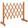 vidaXL Garden Trellis Fence Orange 47.2"x23.6" Solid Firwood