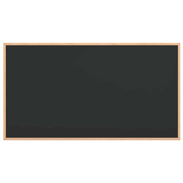 vidaXL Chalkboard with Solid Pine Wood Frame Black 39.4x21.7"