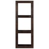 vidaXL Console Cabinet Brown Solid acacia wood 15.7x11.8x43.3 in