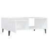 vidaXL Coffee Table White 35.4"x23.6"x13.8" Engineered Wood