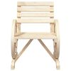 vidaXL Garden Chair Natural wood Solid Fir Wood 22.8 x 22.8 x 30.9 in