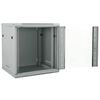 vidaXL Network Cabinet Grey 23.62 x 17.72 x 25.59 in Steel