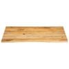 vidaXL Table Top Live Edge 43.3"x31.5"x1.5" Solid Wood Mango