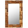 vidaXL Mirror Varies Solid reclaimed wood, glass 23.6 x 35.4 in