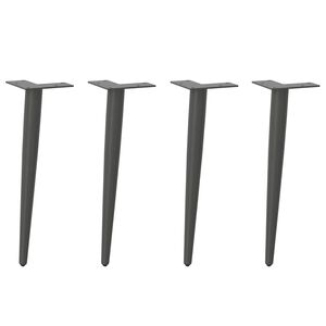 vidaXL Coffee Table Leg Anthracite Powder-coated steel Small