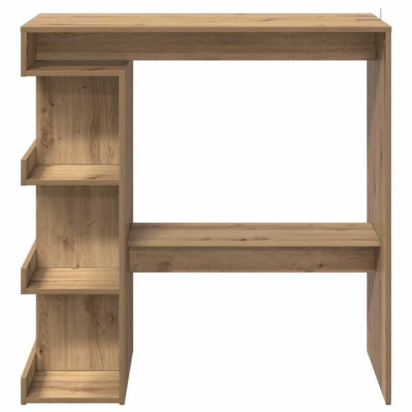 vidaXL Bar Table Artisan oak Engineered wood Medium Bar Table