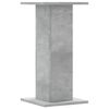 vidaXL Plant Stands 2 pcs Concrete Grey 11.8x11.8x23.6" Engineered Wood