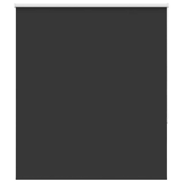 vidaXL Roller Blind Black 100% Polyester 47.2x68.9 in Height-Adjustable