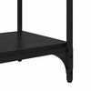 vidaXL TV Cabinet Black Oak 39.37 x 12.99 x 16.14 in